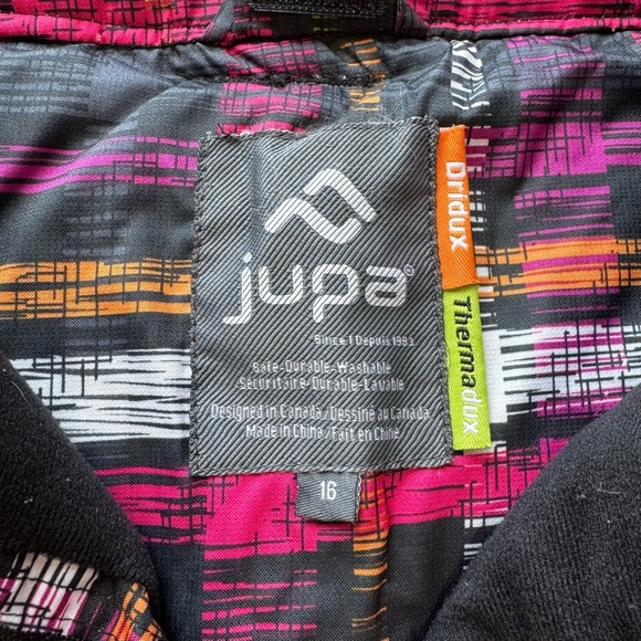 Jupa Ski & Snowboard Pants Multi-Colored Plaid Youth Size 16 - Picture 2 of 11